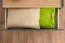 Couchtisch Vaitele 29, Farbe: Anthrazit Hochglanz / Walnuss - 90 x 90 x 37 cm (B x T x H)