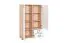 Kinderzimmer - Kommode Benjamin 27, Farbe: Buche / Weiß - 134 x 86 x 37 cm (H x B x T)