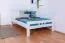 Jugendbett "Easy Premium Line" K8, 120 x 200 cm Buche Vollholz massiv weiß lackiert