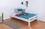 Jugendbett "Easy Premium Line" K8, 120 x 200 cm Buche Vollholz massiv weiß lackiert