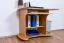 Schreibtisch Kiefer massiv Vollholz Erlefarben Junco 197 - Abmessungen: 75 x 100 x 60 cm (H x B x T)
