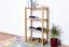 Schuhregal Buche Vollholz massiv Erlefarben Junco 223 - Abmessungen: 100 x 58 x 28 cm (H x B x T)