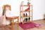 Schuhregal Buche Vollholz massiv Erlefarben Junco 223 - Abmessungen: 100 x 58 x 28 cm (H x B x T)