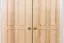 Kleiderschrank Holz natur