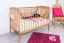 Gitterbett / Kinderbett Kiefer massiv Vollholz Erlefarben 103, inkl. Lattenrost - 60 x 120 cm (B x L) 