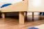 Buche Massivholz Bettgestell 160 x 200 cm Natur