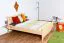 Kinderbett / Jugendbett, Buche massiv Vollholz natur 108, inkl. Lattenrost - 140 x 200 cm (B x L) 