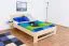 Kinderbett / Jugendbett Buche massiv Vollholz natur 110, inkl. Lattenrost - 140 x 200 cm (B x L)