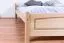 Buche Massivholz Bettgestell 180 x 200 cm Natur