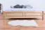 Buche Massivholz Bettgestell 180 x 200 cm Natur