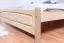 Buche Massivholz Bettgestell 180 x 200 cm Natur