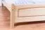 Buche Massivholz Bettgestell 180 x 200 cm Natur