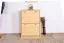 Massivholz-Schuhschrank, Farbe: Natur 80x58x30 cm