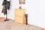 Massivholz-Schuhschrank, Farbe: Natur 80x58x30 cm