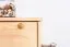 Massivholz-Schuhschrank, Farbe: Natur 80x58x30 cm