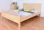Bettgestell Kiefer 160 x 200 cm Natur