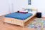 Kinderbett / Jugendbett Buche massiv Vollholz natur 117, inkl. Lattenrost - 140 x 200 cm (B x L)