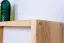 Bücherregal - 60 cm breit, Kiefer Holz-Massiv, Farbe: Natur