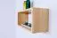 Bücherregal - 60 cm breit, Kiefer Holz-Massiv, Farbe: Natur
