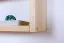 Bücherregal - 60 cm breit, Kiefer Holz-Massiv, Farbe: Natur