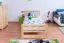 Kinderbett / Jugendbett Kiefer massiv Vollholz natur 72, inkl. Lattenrost - 90 x 200 cm (B x L)