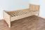 Kinderbett / Jugendbett  Buche massiv Vollholz natur 107, inkl. Lattenrost - 80 x 200 cm (B x L)