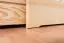 Bettgestell Kiefer 90 x 200 cm Natur