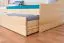 Bettgestell Kiefer 90 x 200 cm Natur