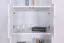 Regal, Küchenregal, Wohnzimmerregal, Bücherregal - 60 cm breit, Kiefer Holz-Massiv, Farbe: Weiß