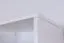 Regal Kiefer massiv Vollholz weiß lackiert Junco 46C - 195 x 62 x 42 cm (H x B x T)