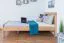 Kinderbett / Jugendbett "Easy Premium Line" K8, 120 x 200 cm Buche Vollholz massiv Natur