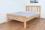 Kinderbett / Jugendbett "Easy Premium Line" K8, 120 x 200 cm Buche Vollholz massiv Natur