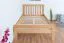 Kinderbett / Jugendbett "Easy Premium Line" K8, 120 x 200 cm Buche Vollholz massiv Natur