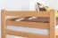 Etagenbett für Erwachsene "Easy Premium Line" K20/n inkl. 2 Schubladen und 2 Abdeckblenden, Kopf- und Fußteil gerade, Buche Vollholz massiv Natur - Liegefläche: 90 x 200 cm, teilbar