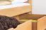 Etagenbett für Erwachsene "Easy Premium Line" K20/n inkl. 2 Schubladen und 2 Abdeckblenden, Kopf- und Fußteil gerade, Buche Vollholz massiv Natur - Liegefläche: 90 x 200 cm, teilbar