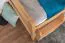 Stockbett für Erwachsene "Easy Premium Line" K21/n, Kopf- und Fußteil gerundet, Buche Vollholz massiv Natur - 90 x 200 cm (B x L), teilbar
