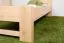Kinderbett / Jugendbett  Buche massiv Vollholz natur 111, inkl. Lattenrost - 80 x 200 cm (B x L)