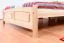 Kinderbett / Jugendbett Buche massiv Vollholz natur 117, inkl. Lattenrost - 140 x 200 cm (B x L)