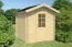 Steiner Shopping Gartenhaus Hinterwang inkl. Fußboden - 28 mm Blockbohlenhaus, Grundfläche: 4 m², Satteldach