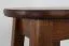 Hocker Kiefer massiv Vollholz Eichefarben 004 -  Abmessung: 45 x 35 cm (H x Ø)