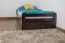 Buche Bett mit Schublade 90 x 200 cm Schokobraun