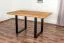 Esstisch Wooden Nature 411 Eiche massiv geölt, Tischplatte rustikal - 140 x 90 cm (B x T)