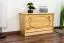 Schuhschrank Kiefer Holz massiv, Farbe: Natur 45x72x29 cm