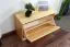 Schuhschrank Kiefer Holz massiv, Farbe: Natur 45x72x29 cm