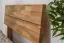 Massivholzbett / Jugendbett Wooden Nature 01, mit Kopfteil, Eiche geölt, Liegefläche 140 x 200 cm, besondere Holzveredelung, einzigartiges Design