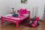 Bettgestell Buche 120 x 200 cm Rosa