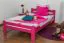 Bettgestell Buche 120 x 200 cm Rosa