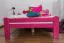 Bettgestell Buche 120 x 200 cm Rosa