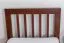 Kinderbett / Jugendbett "Easy Premium Line" K8, Buche Vollholz massiv dunkelbraun lackiert - Maße: 90 x 190 cm