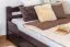 Bett 140 x 200 cm Buche Schokobraun